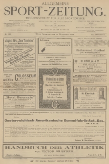 Allgemeine Sport-Zeitung : Wochenschrift für alle Sportzweige. Jg.20, 1899, No. 100