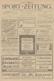 Allgemeine Sport-Zeitung : Wochenschrift für alle Sportzweige. Jg.20, 1899, No. 101