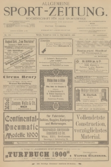 Allgemeine Sport-Zeitung : Wochenschrift für alle Sportzweige. Jg.20, 1899, No. 104
