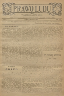 Prawo Ludu : tygodnik ilustrowany : organ Polskiej Partyi Socyalno-Demokratycznej. R.13, 1910, nr 4