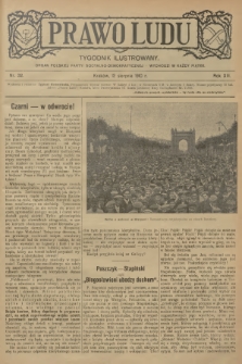 Prawo Ludu : tygodnik ilustrowany : organ Polskiej Partyi Socyalno-Demokratycznej. R.13, 1910, nr 32