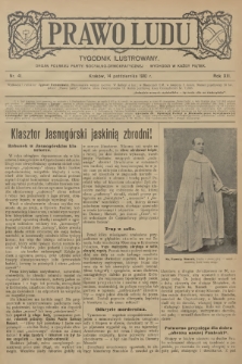 Prawo Ludu : tygodnik ilustrowany : organ Polskiej Partyi Socyalno-Demokratycznej. R.13, 1910, nr 41