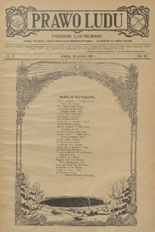 Prawo Ludu : tygodnik ilustrowany : organ Polskiej Partyi Socyalno-Demokratycznej. R.13, 1910, nr 51