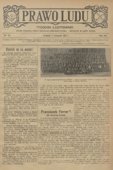 Prawo Ludu : tygodnik ilustrowany : organ Polskiej Partyi Socyalno-Demokratycznej. R.13, 1910, nr 45 - [po konfiskacie]