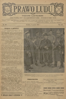 Prawo Ludu : tygodnik ilustrowany : organ Polskiej Partyi Socyalno-Demokratycznej. R.13, 1910, nr 48 - [po konfiskacie]
