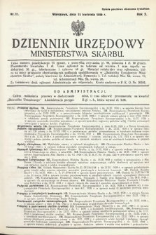 Dziennik Urzędowy Ministerstwa Skarbu. 1928, nr 11