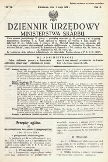 Dziennik Urzędowy Ministerstwa Skarbu. 1928, nr 13