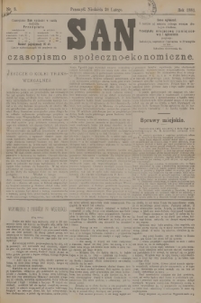 San : czasopismo społeczno-ekonomiczne. [R.4], 1881, nr 8