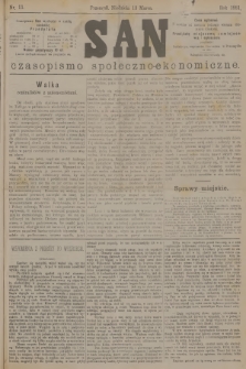 San : czasopismo społeczno-ekonomiczne. [R.4], 1881, nr 11