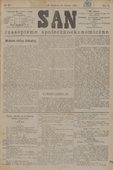 San : czasopismo społeczno-ekonomiczne. R.4, 1881, nr 26