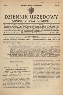 Dziennik Urzędowy Ministerstwa Skarbu. 1928, nr 18