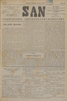 San : czasopismo społeczno-ekonomiczne. R.4, 1881, nr 27 + dod.