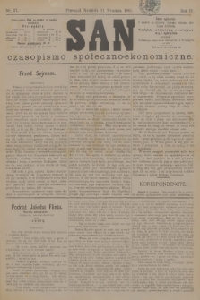 San : czasopismo społeczno-ekonomiczne. R.4, 1881, nr 37