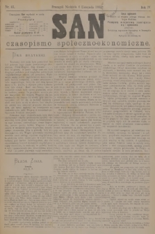 San : czasopismo społeczno-ekonomiczne. R.4, 1881, nr 45