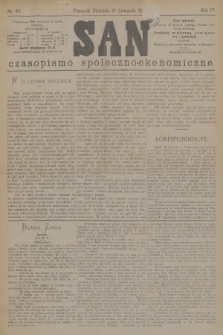 San : czasopismo społeczno-ekonomiczne. R.4, 1881, nr 48