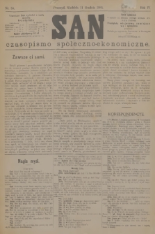 San : czasopismo społeczno-ekonomiczne. R.4, 1881, nr 50