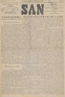 San : czasopismo społeczno-ekonomiczne. R.5, 1882, nr 3