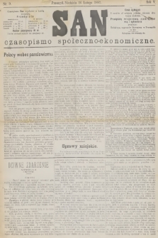 San : czasopismo społeczno-ekonomiczne. R.5, 1882, nr 9