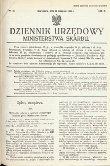 Dziennik Urzędowy Ministerstwa Skarbu. 1928, nr 23