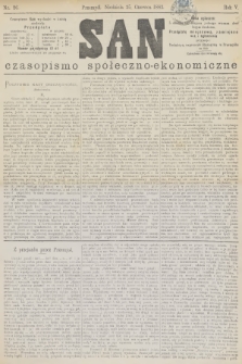 San : czasopismo społeczno-ekonomiczne. R.5, 1882, nr 26