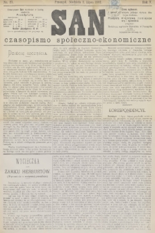 San : czasopismo społeczno-ekonomiczne. R.5, 1882, nr 27