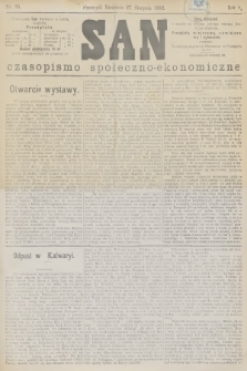 San : czasopismo społeczno-ekonomiczne. R.5, 1882, nr 35