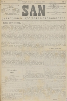 San : czasopismo społeczno-ekonomiczne. R.5, 1882, nr 38