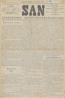 San : czasopismo społeczno-ekonomiczne. R.5, 1882, nr 39