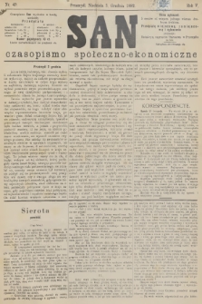 San : czasopismo społeczno-ekonomiczne. R.5, 1882, nr 49