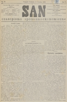 San : czasopismo społeczno-ekonomiczne. R.5, 1882, nr 50