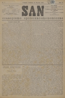 San : czasopismo społeczno-ekonomiczne. R.6, 1883, nr 3