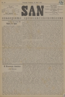 San : czasopismo społeczno-ekonomiczne. R.6, 1883, nr 20