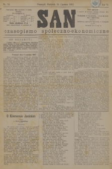 San : czasopismo społeczno-ekonomiczne. R.6, 1883, nr 24