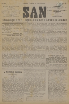 San : czasopismo społeczno-ekonomiczne. R.6, 1883, nr 25