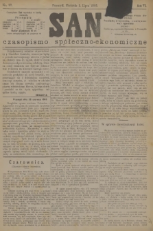San : czasopismo społeczno-ekonomiczne. R.6, 1883, nr 27