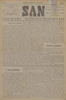 San : czasopismo społeczno-ekonomiczne. R.6, 1883, nr 29