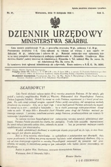 Dziennik Urzędowy Ministerstwa Skarbu. 1928, nr 31