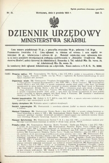 Dziennik Urzędowy Ministerstwa Skarbu. 1928, nr 34