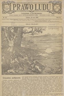 Prawo Ludu : tygodnik ilustrowany : organ Polskiej Partyi Socyalno-Demokratycznej. R.12, 1909, nr 30