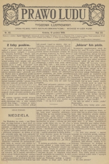 Prawo Ludu : tygodnik ilustrowany : organ Polskiej Partyi Socyalno-Demokratycznej. R.12, 1909, nr 50