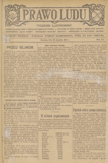 Prawo Ludu : tygodnik ilustrowany : organ Polskiej Partyi Socyalno-Demokratycznej. R.15, 1912, nr 2 - [po konfiskacie]