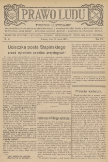 Prawo Ludu : tygodnik ilustrowany : organ Polskiej Partyi Socyalno-Demokratycznej. R.15, 1912, nr 12