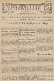 Prawo Ludu : tygodnik ilustrowany : organ Polskiej Partyi Socyalno-Demokratycznej. R.15, 1912, nr 16 - [po konfiskacie]