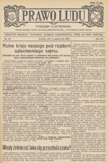 Prawo Ludu : tygodnik ilustrowany : organ Polskiej Partyi Socyalno-Demokratycznej. R.15, 1912, nr 40