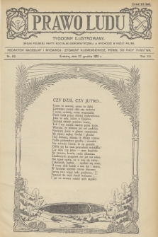 Prawo Ludu : tygodnik ilustrowany : organ Polskiej Partyi Socyalno-Demokratycznej. R.15, 1912, nr 52