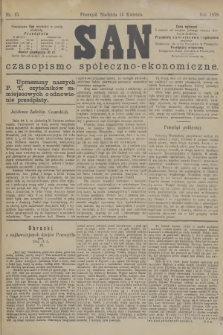 San : czasopismo społeczno-ekonomiczne. 1879, nr 15