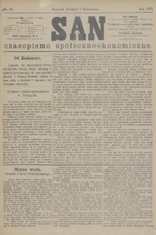 San : czasopismo społeczno-ekonomiczne. 1879, nr 40