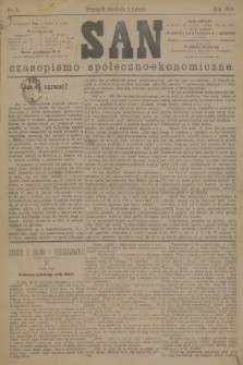 San : czasopismo społeczno-ekonomiczne. 1880, nr 5