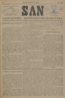 San : czasopismo społeczno-ekonomiczne. 1880, nr 8