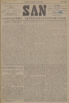 San : czasopismo społeczno-ekonomiczne. 1880, nr 15